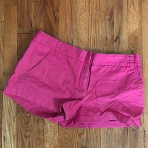 J. Crew chino shorts pink